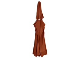Vidaxl Tecido De Substituição P/ Guarda-sol Exterior 610 Cm Terracota