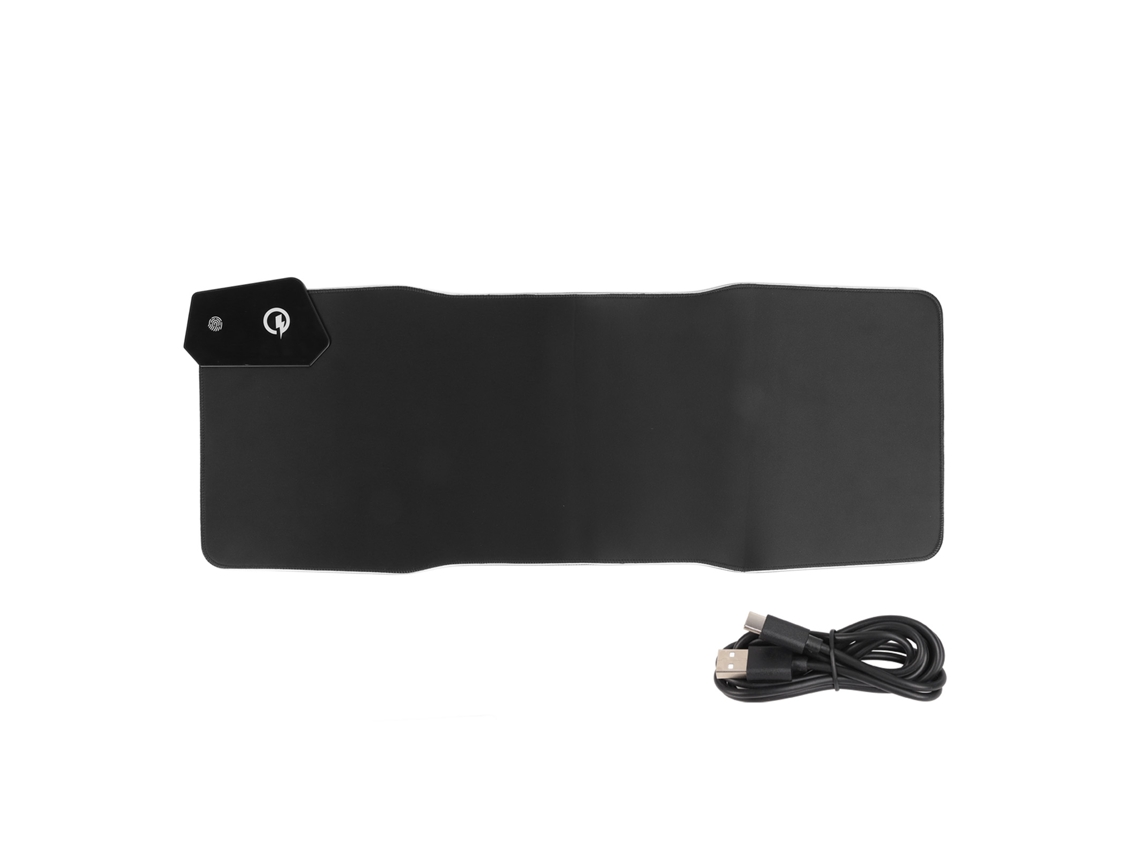 Mouse Pad Rgb, Carregamento Sem Fio, Grande, Modos Rgb, Carregamento Rápido Pd.