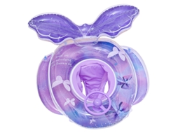 Piscina fantasia biquíni com brilhos, aro de boia, direção de borboleta, roxo, 85, AOZORZ