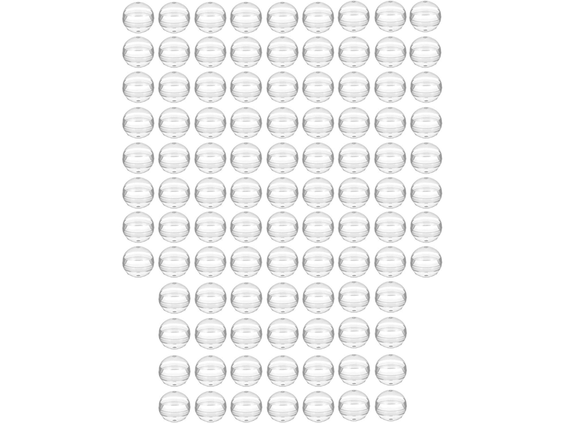 Boules Para Distribuidores Automáticos 100 Conteúdos Transparentes