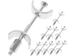 Conjunto De 10 Peças Conectores Para Bancada Cozinha, Fixadores Para Mesa De Marcenaria, Conectores Para Unir Bancadas E