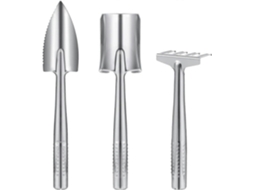Omni kit de Jardinería de 3 Piezas Herramientas de Acero Inoxidable para Adultos Y Niños Herramientas Mini Jardinería