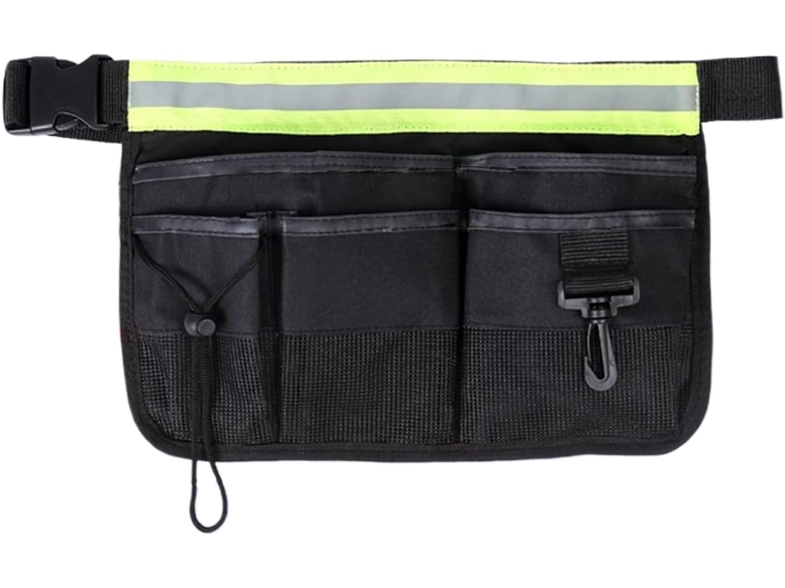 Porta Ferramentas Carpinteiro Com Bolsa Organizadora E Refletor Faixa