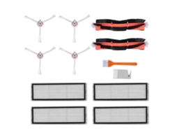 Conjunto De 10 Escovas Principais, Laterais E Filtros Para Aspirador Robô Xiaomi Mijia 1c Stytj01zhm - Peças E Acessórios A