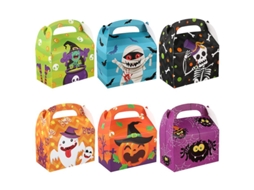24 Unidades De Caixa De Biscoitos De Halloween Allinless