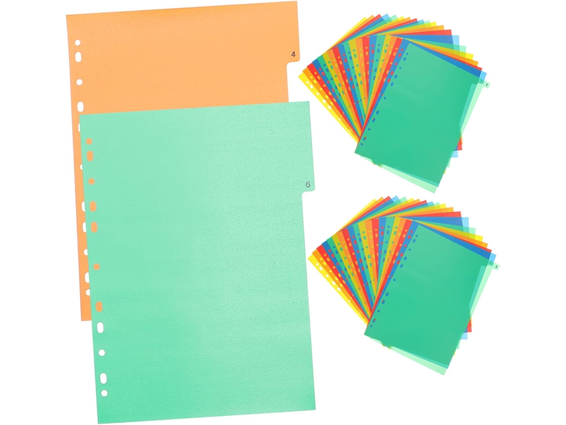 Conjunto De 10 Pastas Transparentes Com Barra Deslizante, Organizador De Arquivos Para Escola E Escritório.