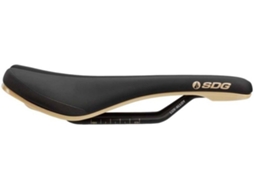 Selim  SDG COMPONENTS Bel Air V3 Lux-Alloy Matte Black Rails - Base Tan