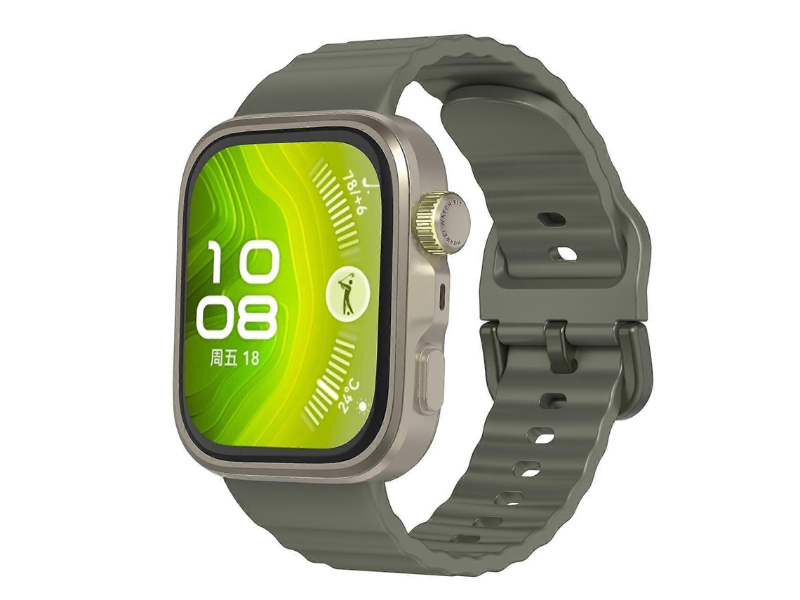 Pulseira De Silicone Texturizada Em Cor Sólida Para Huawei Watch Fit 4 Pro / Fit 4 / Fit 3