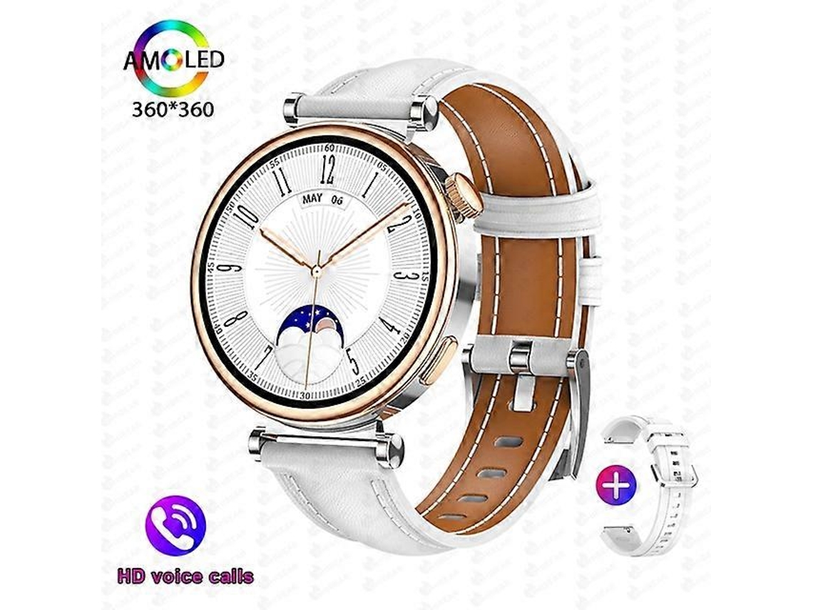 Relógio inteligente para adultos, Watch 4 Mini (2024), tela HD de 1,36 polegadas, 360 x 360, bússola, chamadas Bluetooth, bicicleta elétrica de 41 mm.