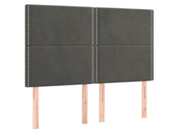 Headboard, Headboards Vidaxl Cinzeto Veludo (144 Cm)