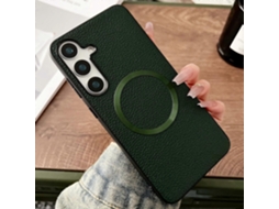 Capa Para Samsung Galaxy A16 5g/4g Compatível Com Magsafe, Em Couro Pu Tpu, Multicolorida.
