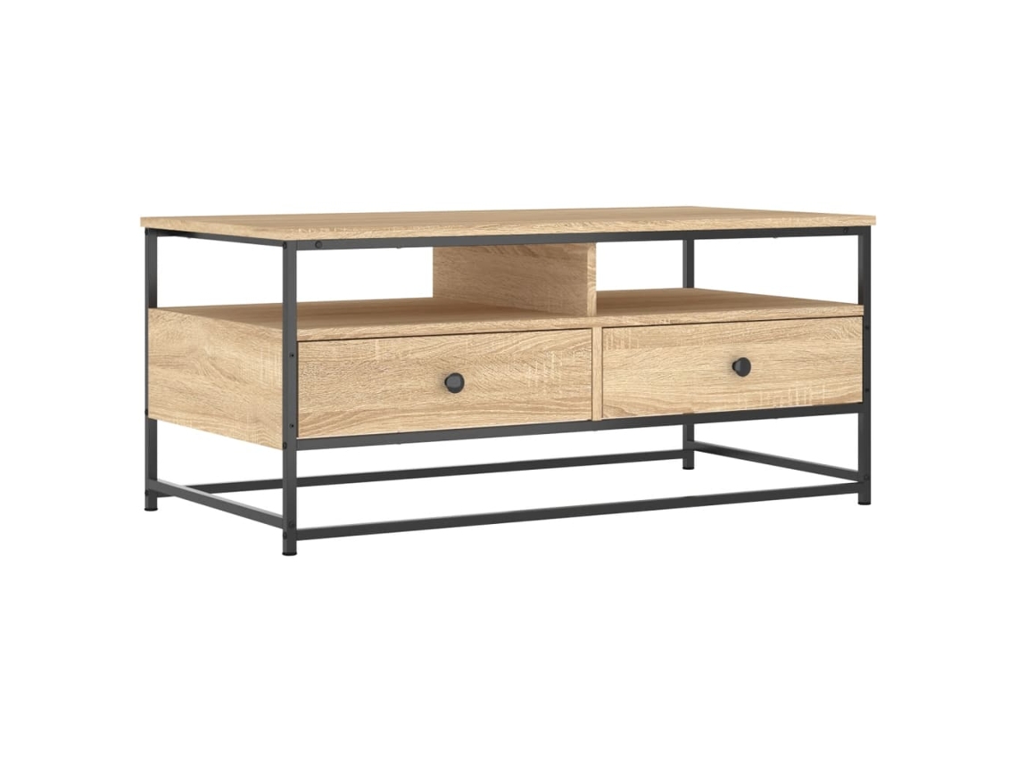 Mesa de Centro Derivados de Madeira Carvalho Sonoma MAISON EXCLUSIVE (100x51x45 cm)