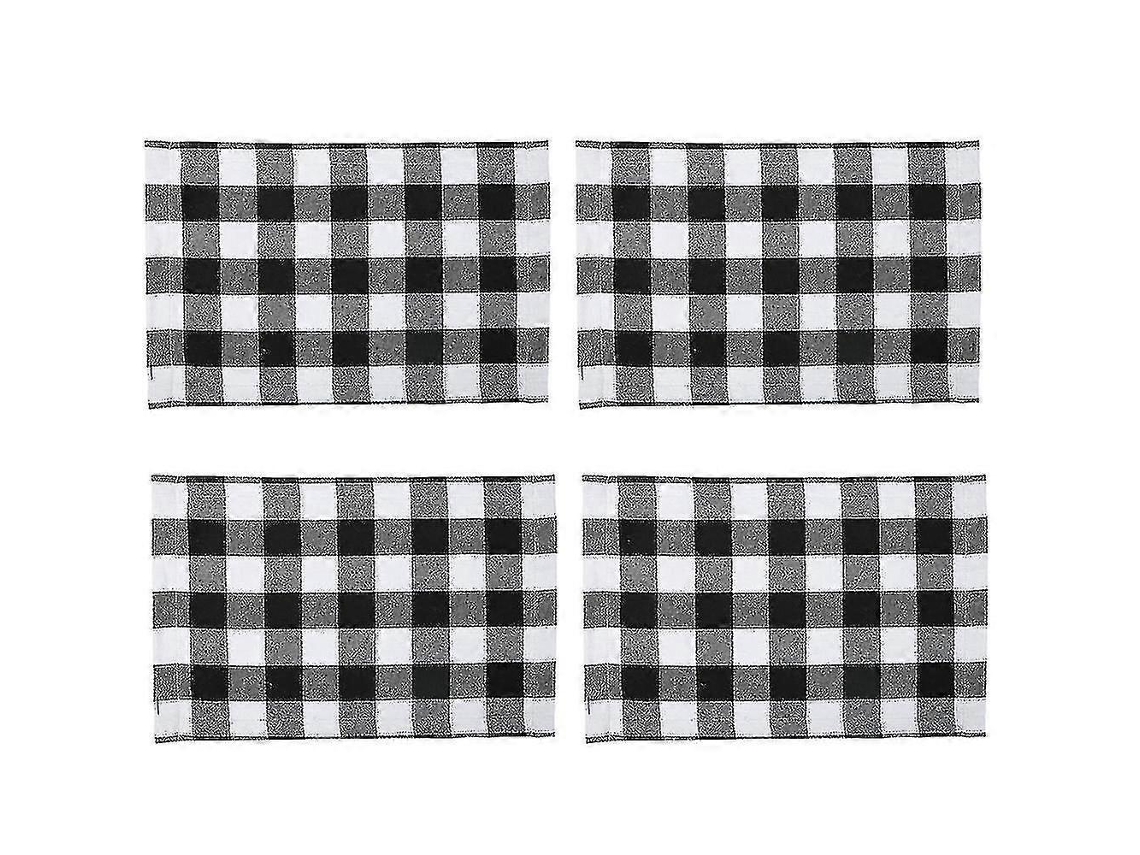 Jogos Americanos Xadrez Para Mesa De Jantar, Cozinha, Decoração Natalina Para Casa, Estilo 2 Quartos. Hengjian