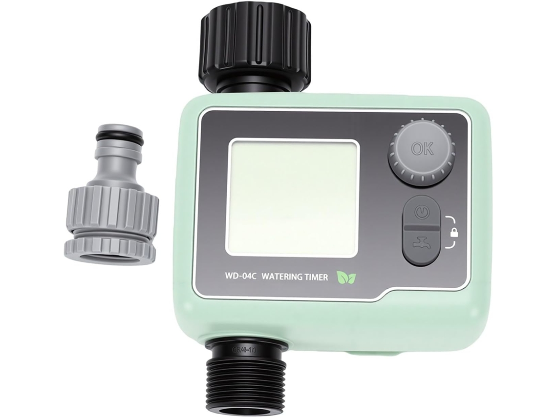 Temporizador Automático De Água Com Visor Lcd Para Ciclos Rega Ipx5