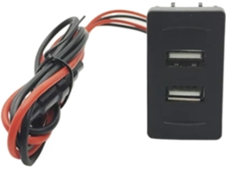 Conector De Interface Usb Aux Para Carro Vw T4 Com Porta Dupla E Relé, Com Cabo De Carregamento Rápido 12v 24v