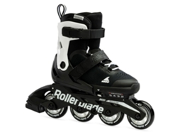 Patina em Linha Junior Microblade Preto Eu 28Rollerblade