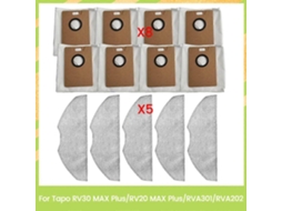 Conjunto De 13 Peças De Acessórios Para Aspirador De Pó Tapo Rv30 Max Plus, Rv20 Max Plus, Rva301 E Rva202: Saco De Pó E Pano De Limpeza._ozo