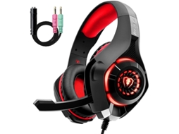 G06 Fone Jogo Sem Fio Ps4/ps5/pc C/ Cancelamento Ruído, Sobre-orelha, Microfone, Baixa Latência 2.4ghz, Almofadas Memória, Modo C/ Fio P/ Xbox - Preto