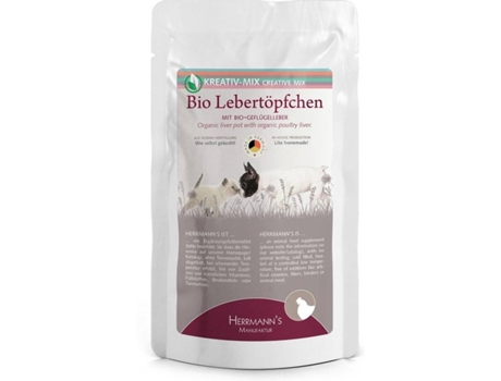 Comida para Cães HERRMANNS Bio Creative Poultry Liver (100 g - Húmida - Adulto - Aves)