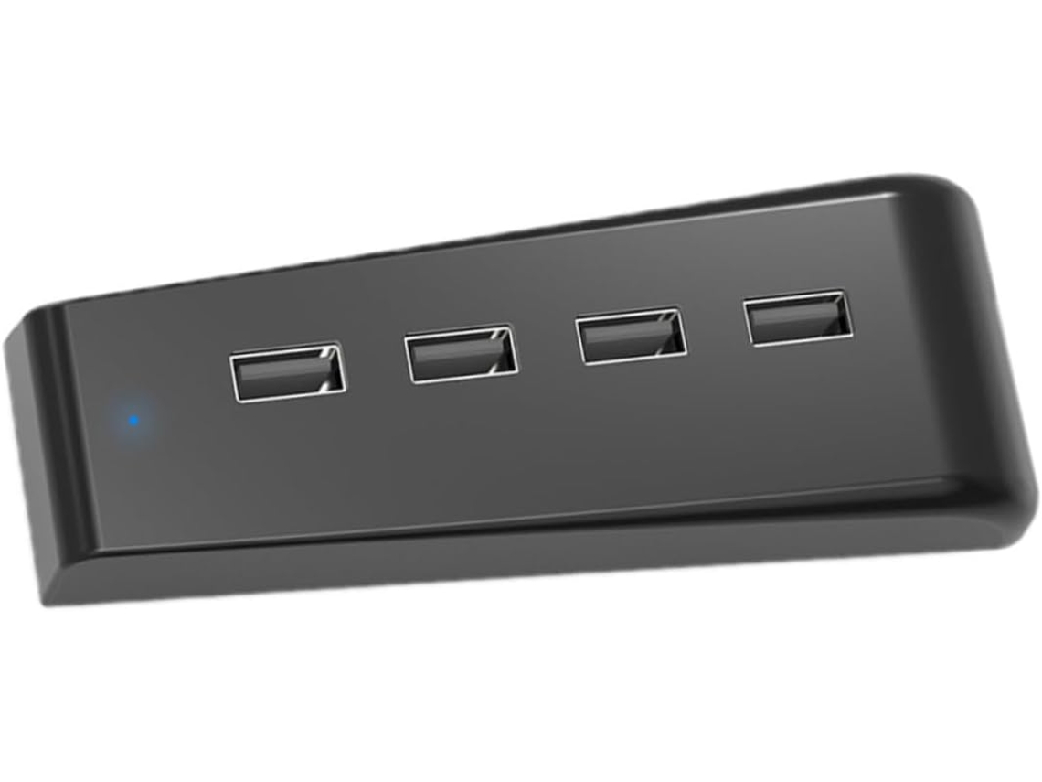 Hub Usb 2.0 Para Adaptador De Expansão E Divisor De 4 Portas, Expansor Usb De Alta Velocidade Com Design Profissional Brilvibera