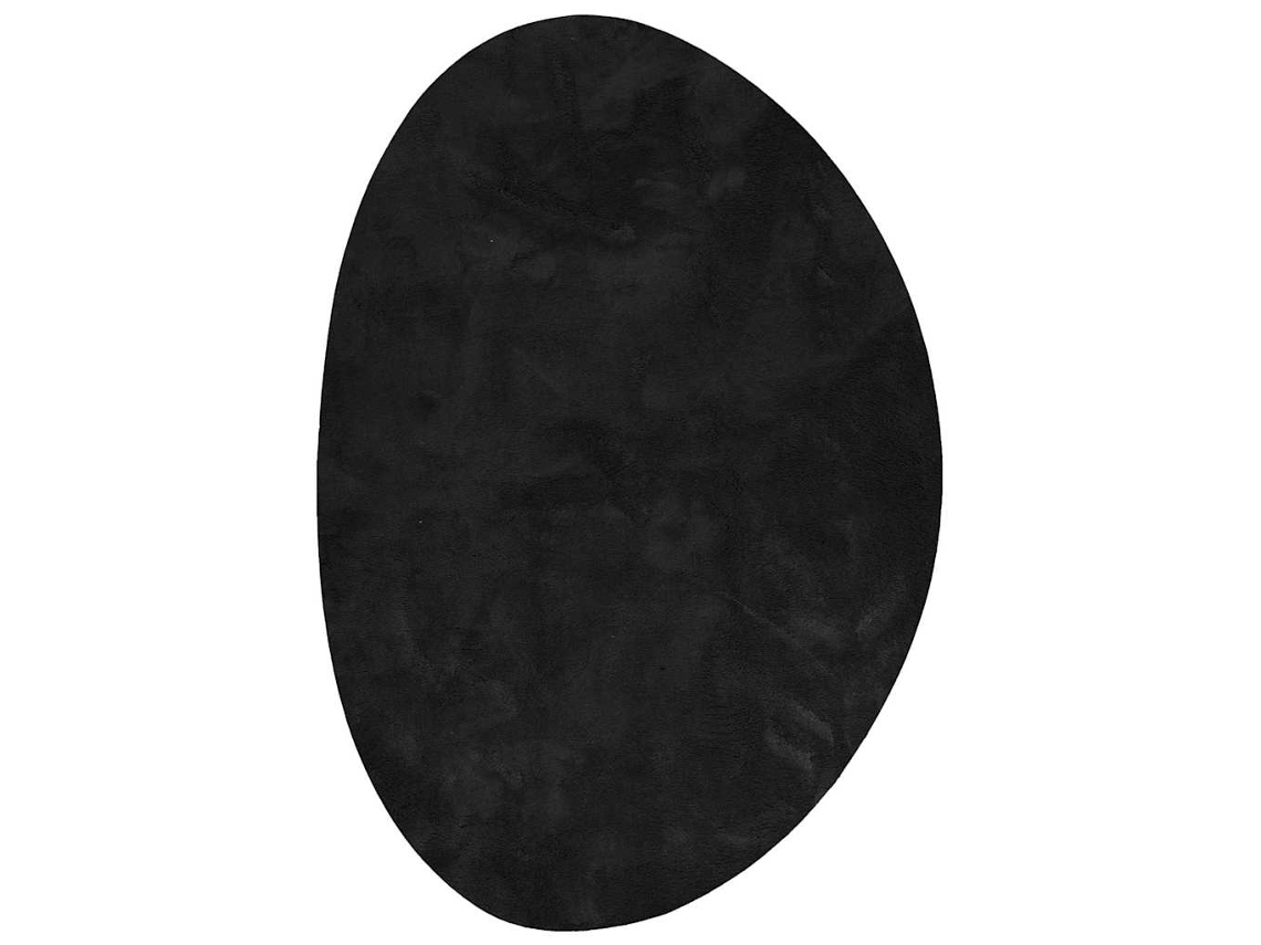 Conjunto 1 Carpete Para Casa Vidaxl Preto Poliéster (120 X 170 Cm)