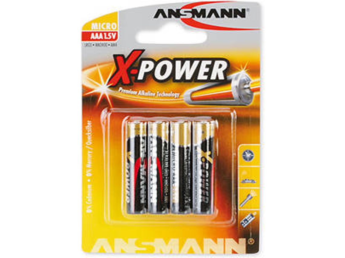 Pilhas ANSMANN Micro / AAA / LR03