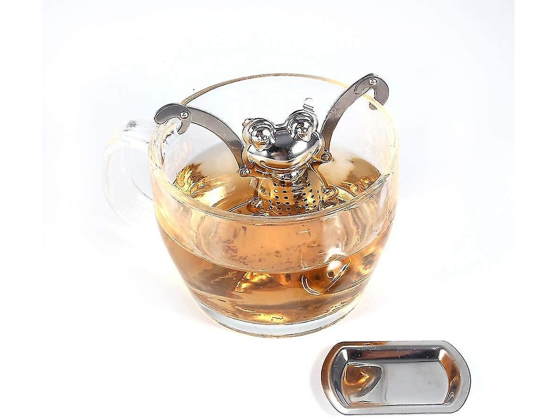 Infusor De Chá Em Aço Inoxidável Formato Sapo Para Folhas Soltas. Aquaforge