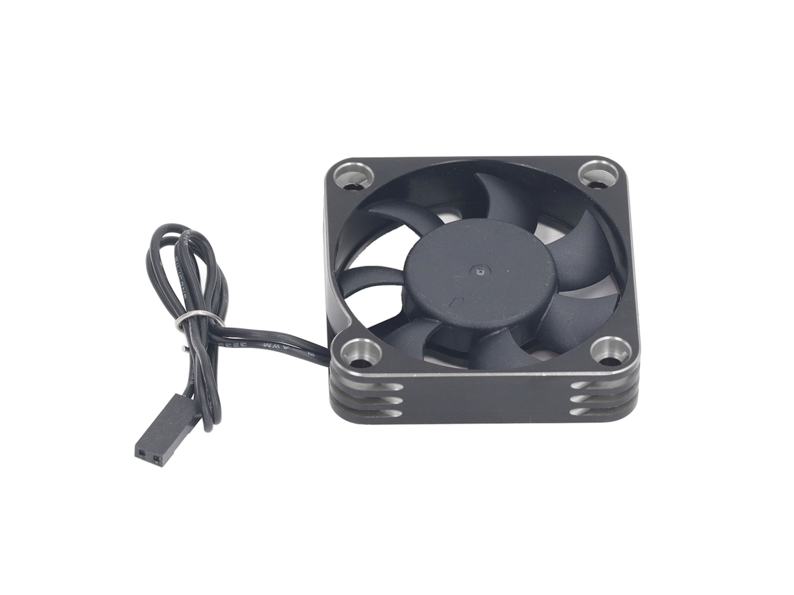 Mali ventilador de Resfriamento de Motor Rc 50mm 15000rpm Radiador para Carro Rc Prata Alumínio