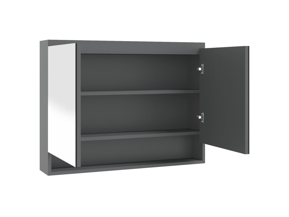 Mirror Cabinet, Mirror Cabinets Vidaxl Cinzeto Mdf (n/a)