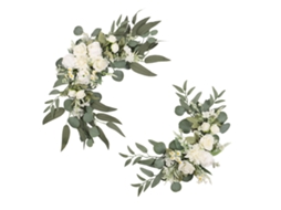 Laxiscreed Painel De Boas-vindas Com Flores Dahlia Mista Para Casamentos E Decoração De Entrada