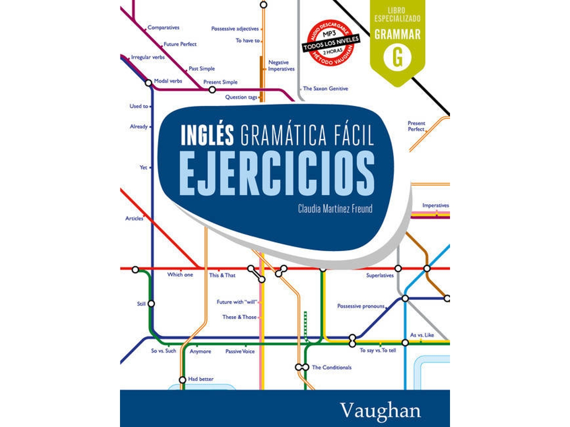 Livro Inglés Gramática Fácil Ejercicios de Claudia Martínez Freund (Espanhol)