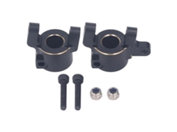 Conjunto de 2 Suportes de Cubo Dianteiro em Latão em Formato de C Construção Sólida para Axial Scx10 Ii Ar44 SFUSHOS