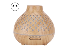 Laxiscreed Umidificador Aromático 2 Em 1 Com Luz Led De 7 Cores E Reservatório De 400ml