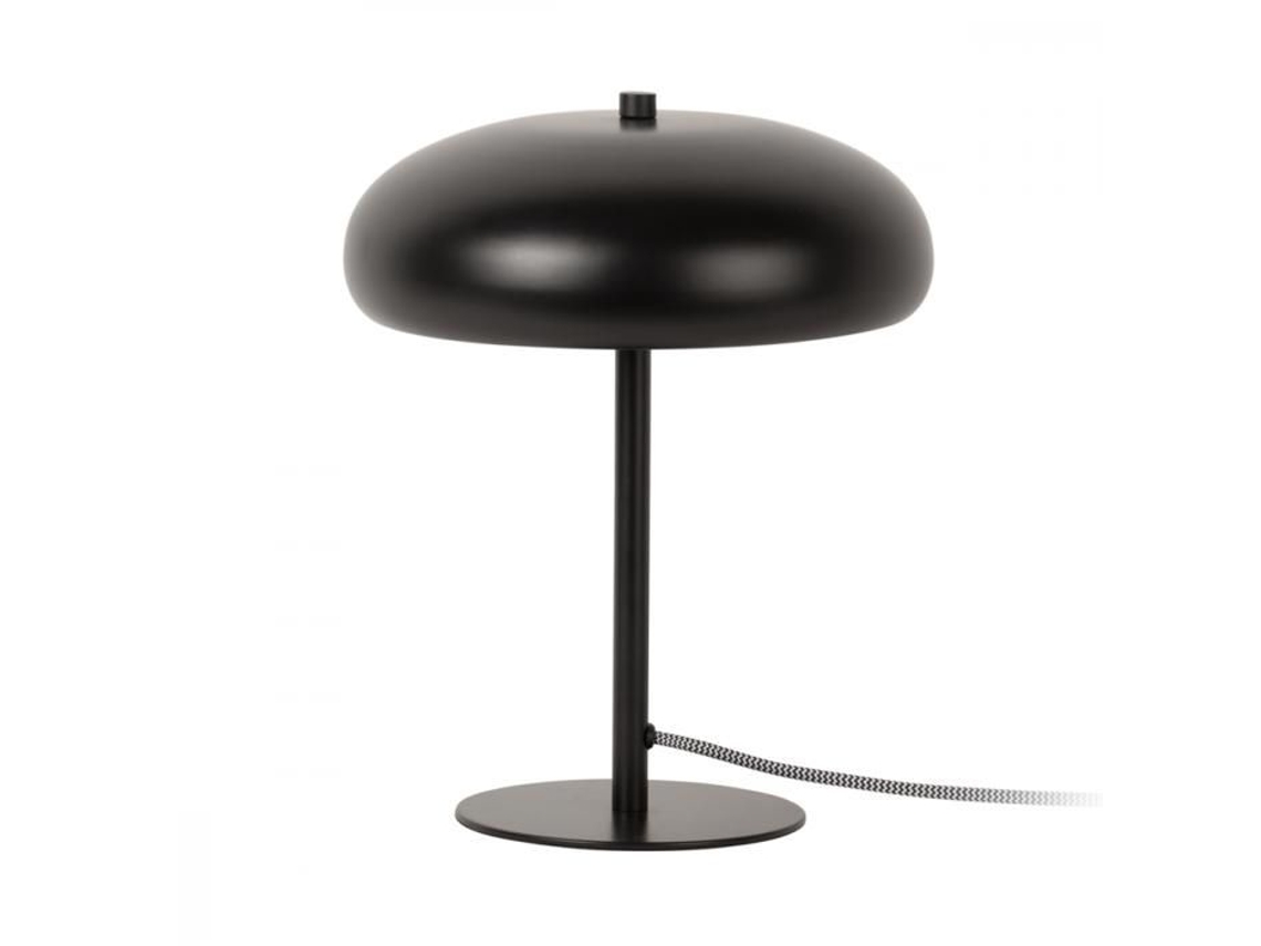 Candeeiro De Mesa H30cm Shroom Tempo Presente Preto Present Time