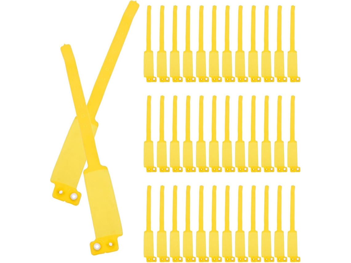 Levemolo 100-pulseiras De Identificação Descartáveis Em Pvc, Impermeáveis E Confortáveis Para Clínicas Hospitais, Para