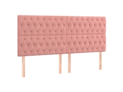 Headboard, Headboards Vidaxl Cor-de-rosa Veludo (200 Cm)