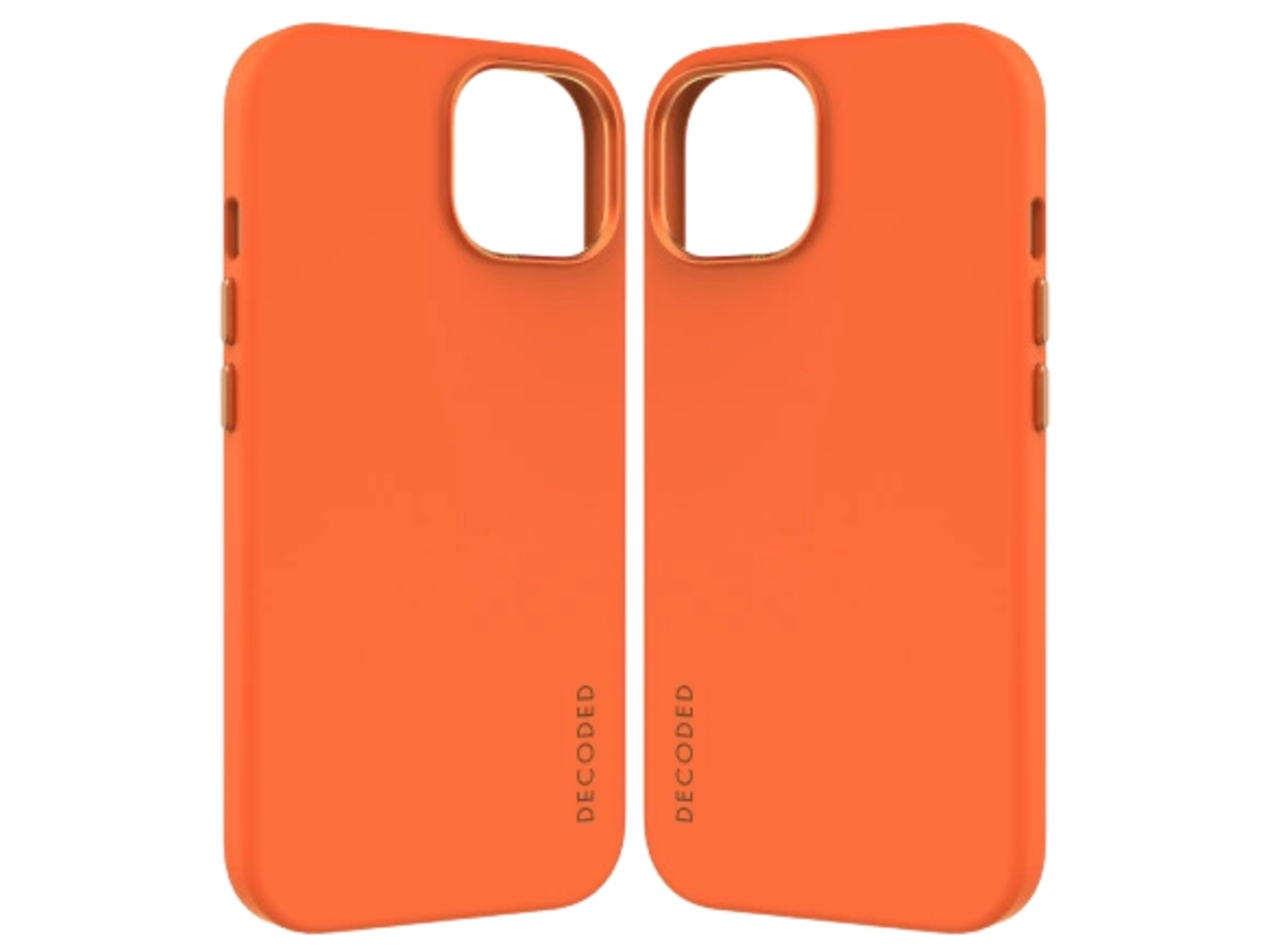 Capa De Silicone Decodificada Para Iphone 15 Plus Com Magsafe Transparente