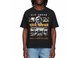 Rockinstone The Big Lebowski Japanese Text Black T-shirt Size:xxl