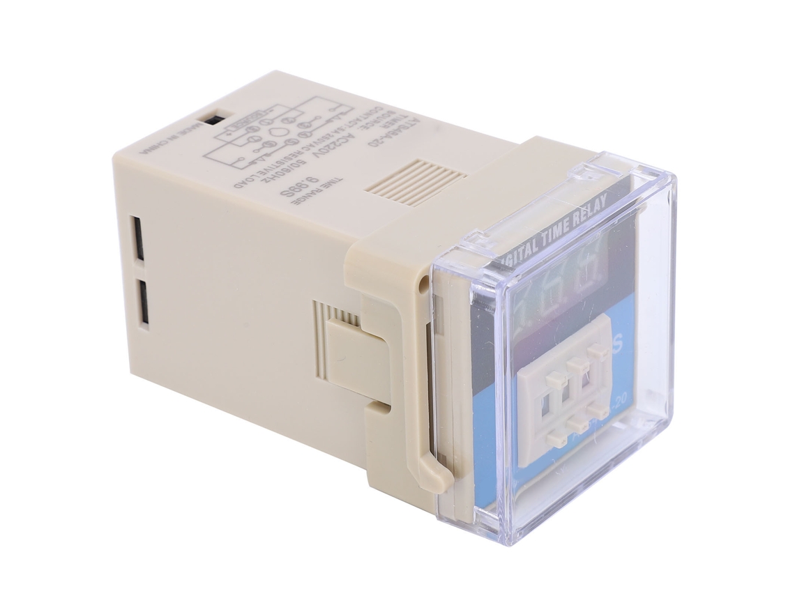 Relé digital Ats48a 20 ajustável com display e S/MARCA