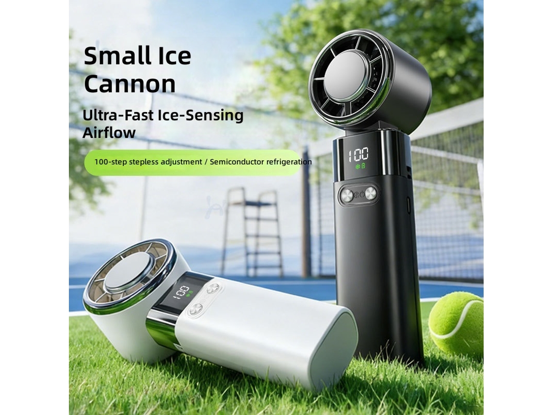 Ventilador Portátil CHABERLU, Refrigeração, Turbo, Mini, Pescoço, Mesa