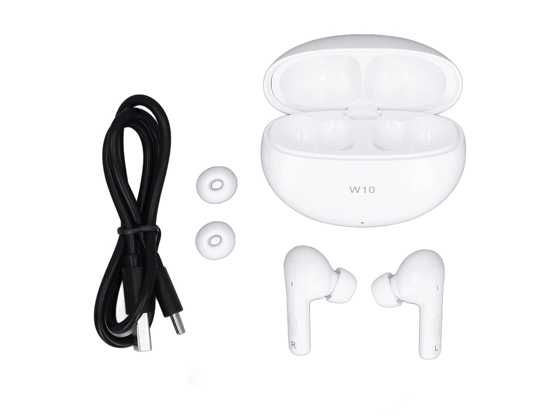 Fones de Ouvido Sem Fio Bluetooth 5.3 IPX7 40h HiFi estéreo bass com microfone cancelamento de ruído branco | S/MARCA