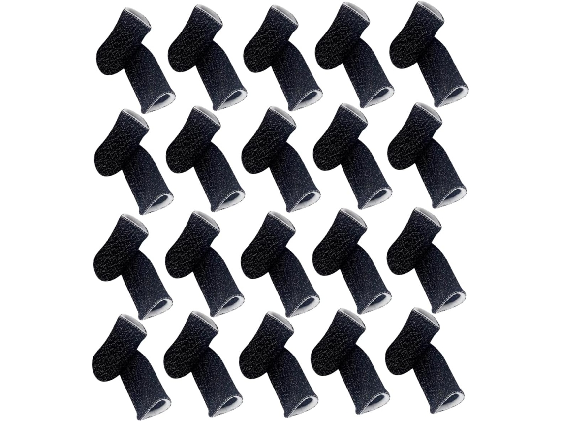 Lurelia Dedeiras Gaming Para Ecrã Tátil 20 Unidades, Nylon, Antiderrapante, Respirável, Sensível Ao Toque, E Ecrãs Táteis, Controlo Preciso