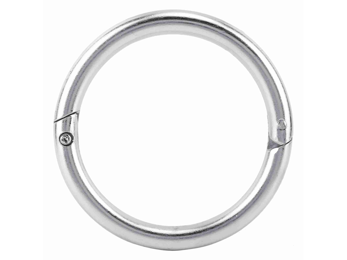 Anel Nariz De Aço Inox Para Manejo E Identificação De Gado