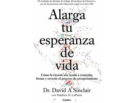 Livro Alarga Tu Esperanza De Vida de David A. Sinclair (Espanhol)