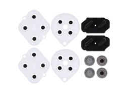 Kit De Botões E Teclas De Silicone Com Almofadas Condutoras De Borracha Para Controle De Videogame Snes. Peça De Reposição Para Reparo. Hengjian