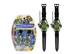 Conjunto De 2 Walkie Talkies Com Relógio Militar Para Crianças, Walkie Talkie Com Controle Remoto, Presente De Aniversário Db Brilvibera