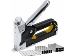 Grampeador 3 Em 1 De Alta Resistência Com 900 Grampos, Compatível Com Madeira, Tecido, Estofados, Fixação De Cabos E Reparos. Aquaforge