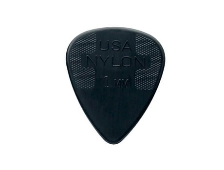 Dunlop Palhetas Nylon 72 Unidades Preto 1,00 Mm.