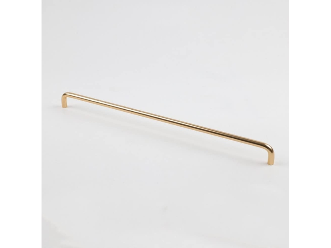 Porta De Alumínio De 522 Mm, Dourada, Puxadores Longos Maciços Youth De 416 Mm Para Guarda-roupa.