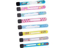 Pulseira Toyvian Anti Perda, Design Adorável e Durável Em Pvc Reutilizável Para Crianças, Estilos Diversos